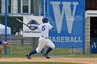Baseball vs CGA  Wheaton College Baseball vs Coast Guard Academy during game one of the NEWMAC semi-finals playoffs. - (Photo by Keith Nordstrom) : Wheaton, baseball, NEWMAC